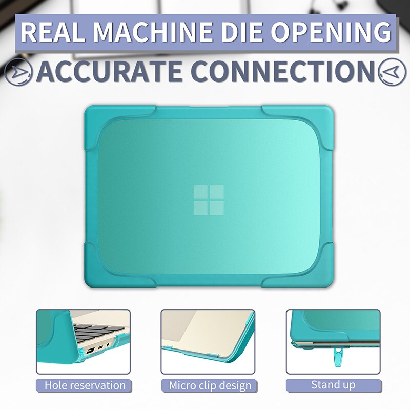 Shockproof Case for Surface Laptop Go Anti-crack Cover LaptopGo Stand Holder Protector