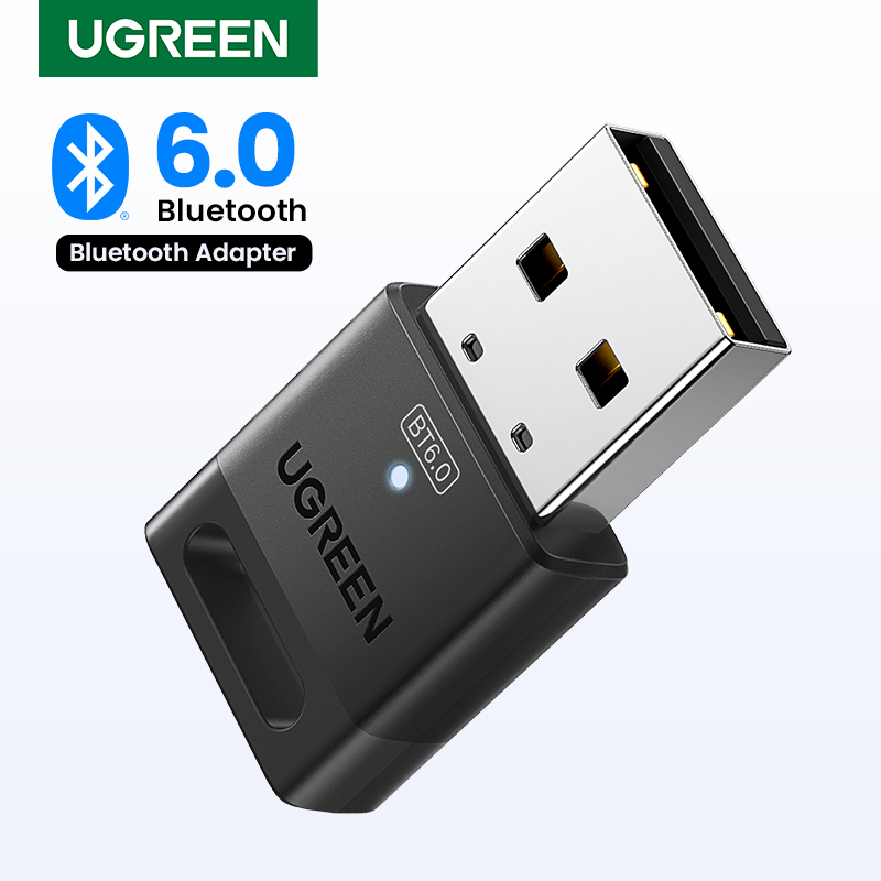 UGREEN Adapter Bluetooth USB Bluetooth 6.0 5.4 do PC Dongle Bezprzewodowa Mysz Klawiatura Odbiornik Audio Muzyki Nadajnik USB