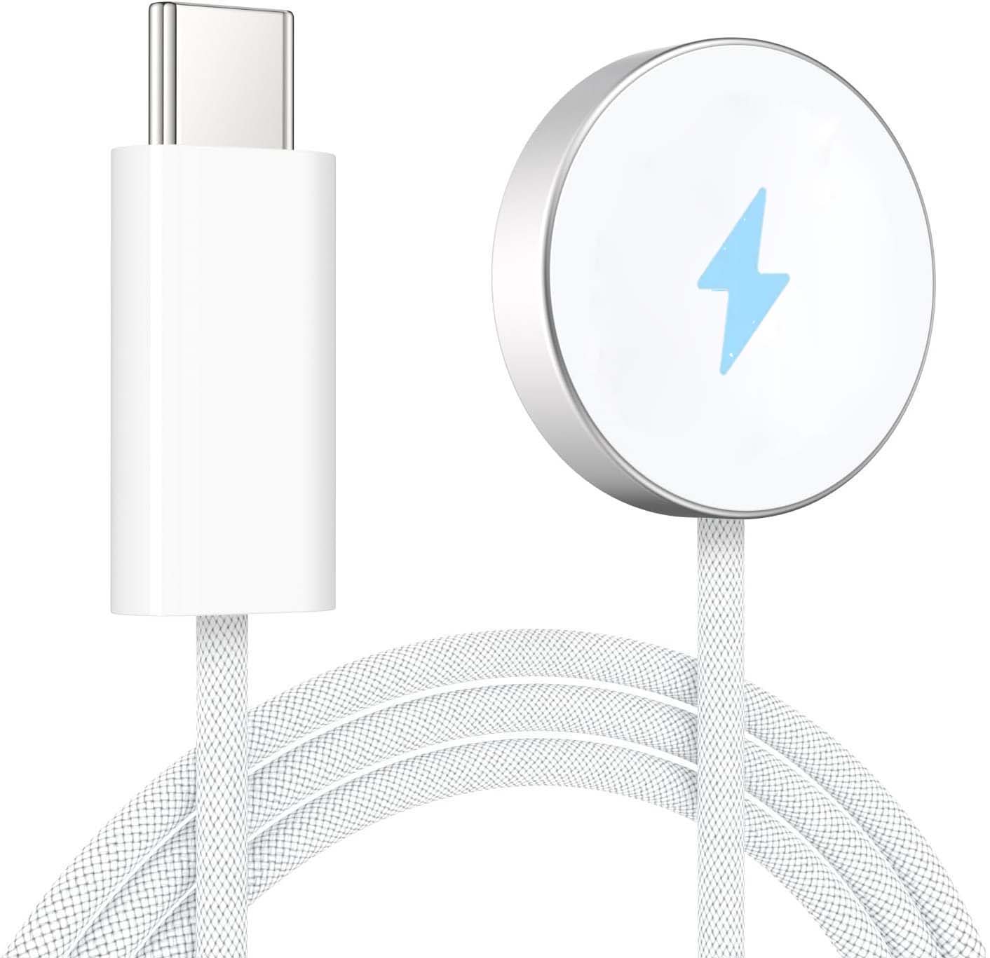 Cable cargador USB C de carga rápida Compatible con Apple Watch Cable de carga de reloj magnético Compatible con Watch Series 10 9 8 7