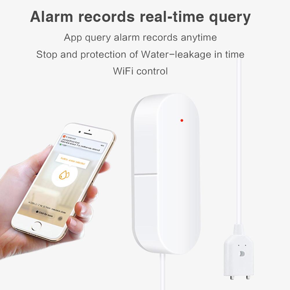 Smart Water Leakage Alarm Home Water Overflow Sensor Leakage Alarm For App Control Home Security System