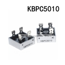 2Pcs KBPC5010 50A 1000V Diode Bridge Rectifier Kbpc5010