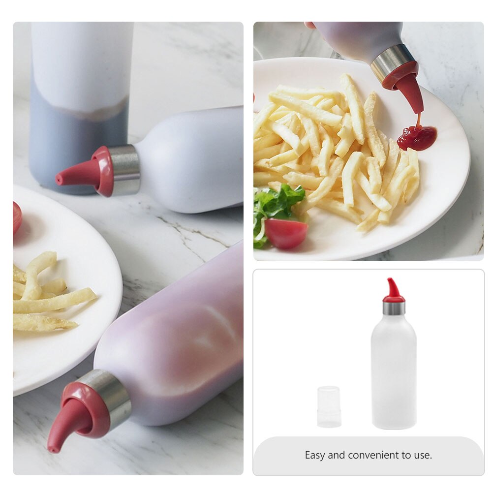 Kitchen Sauce Bottle Multi-function Ketchup Bottle Household Condiment Bottle