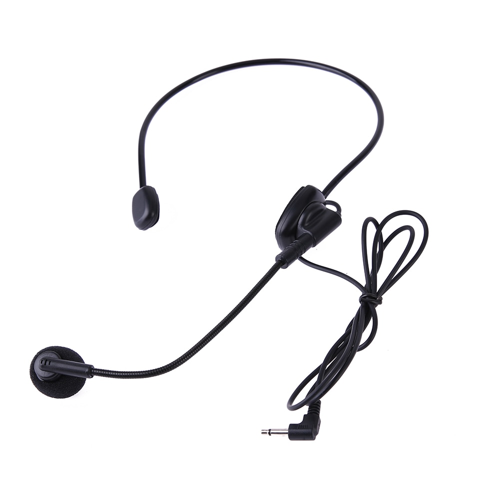 Cable Head-mounted Headset Microphone Flexible Wired Boom Amplifie Condenser Microphones Earphone Accessories