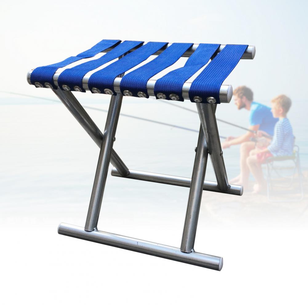 Chaise ronde pliante Portable, tabouret de repos de pêche en plein air pour Camping