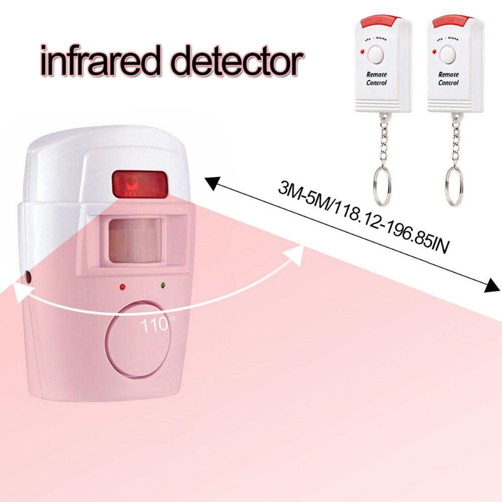 Motion Sensing Alarm Remote Control Infrared Wireless Door Window Home Alarm Wireless Motion Alarm Sensor Remote Control Alarm#