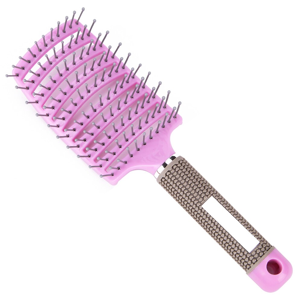 Kam Kapsalon Styling Kammen Anti-Statische Hoofdhuid Massage Kam Arc Ribben Brede Tanden Glad Haar Krullend Stijltang