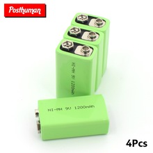 100% Original For Toys Smoke 9V 1200mAh rechargeable battery Low price and for instruments Ni-MH battery packs