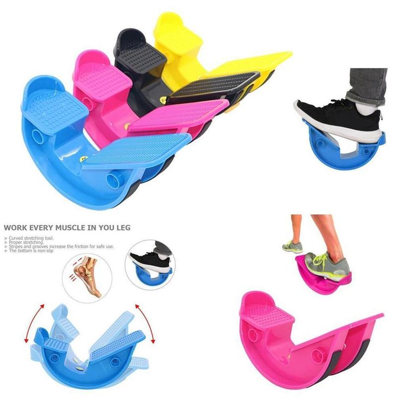 Yoga Reflexology Foot Pedal Foot Arch Calf Ankle Stretch Board Relaxation Fitness Stretch Plate Massage Foot Pedal