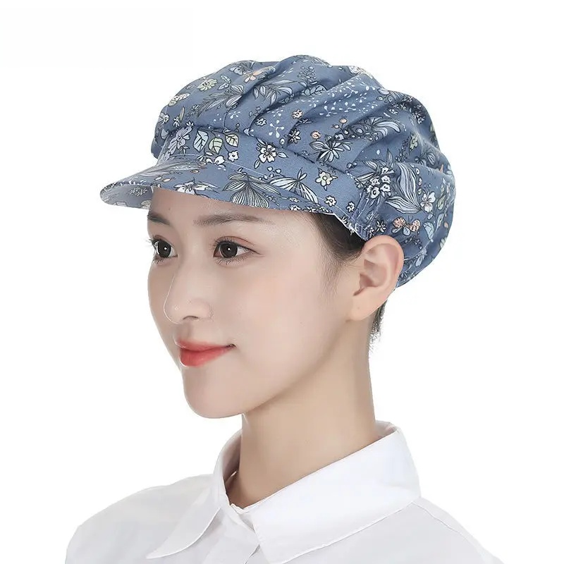 Damen-Kochmütze für sterben Küche, ölbeständig, rauchfrei, zum Kochen, kochendes Öl, spritzwassergeschützt, Heimarbeitskappe, Fabrik-Staubschutz: Orange