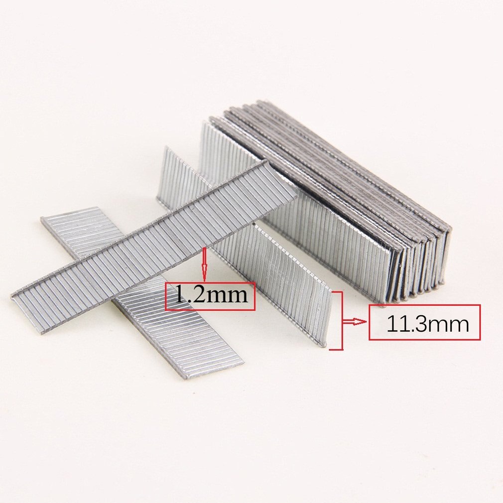 1000Pcs F10 Heftklammern 10mm Länge Rostfrei Nägel Für Framing Tacker Elektrische Nägel Tacker Zubehör Schreiner Werkzeug