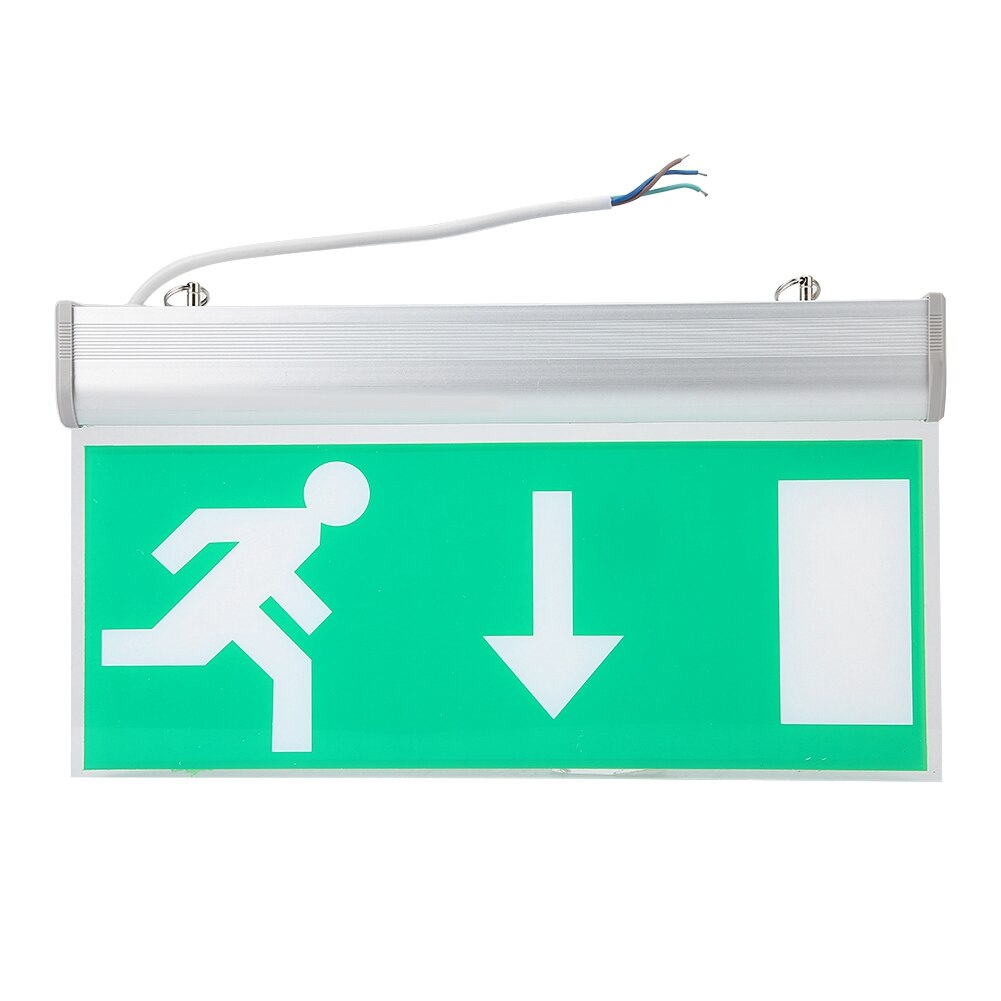 Safety LED Emergency Exit Lighting Sign Light Evacuation Indicator Light Automatic Detect Repair Lights