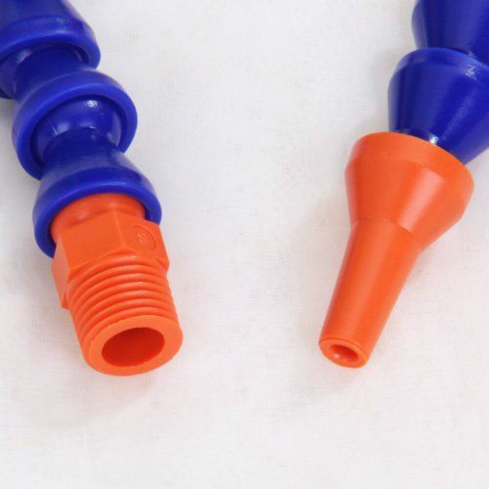 1Pcs 300Mm Ronde Hoofd Draaibank Plastic Flexibele Verstelbare Water Olie Koelvloeistof Pipe Slang Ronde Nozzle 1/4 Bougie buis Condensor