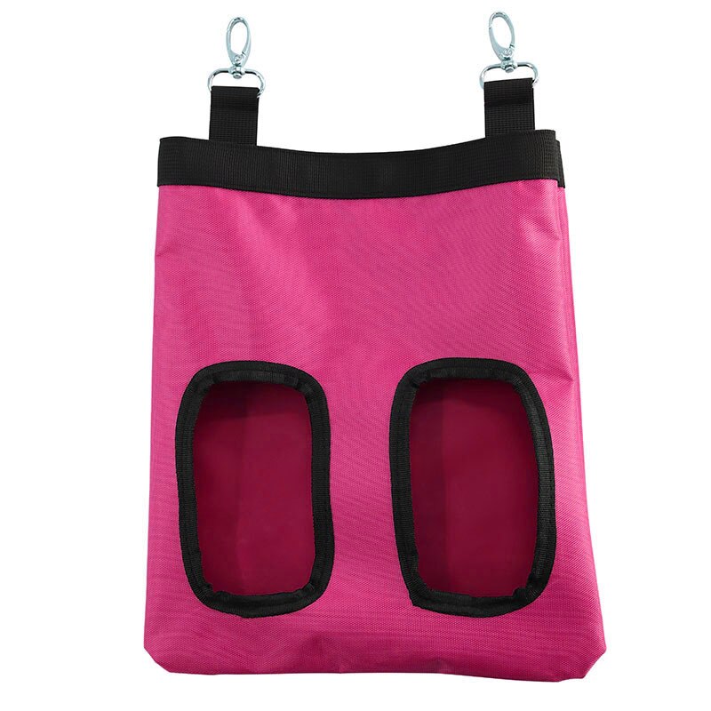 Kaninchen Heu Zubringer 4 See Kaninchen Heu Ballen Heu Gras Lagerung Tasche mit Hängenden Haken Ebene Zubringer Tasche: Purpur 2 Löcher