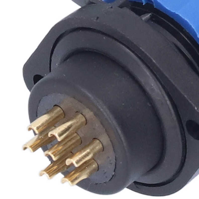 Aviation Power Connector Good Conductivity Waterproof Plug Socket for Electronic Equipments