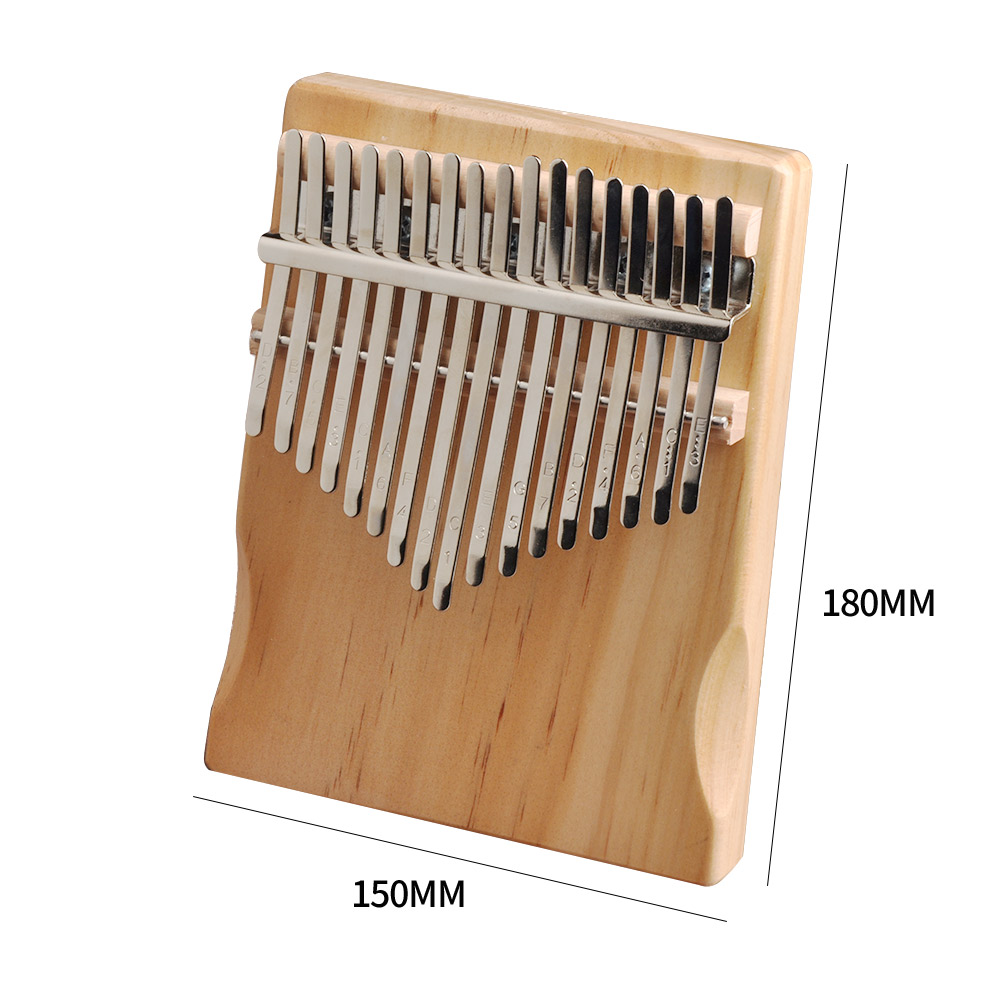 Musikinstrument akacie tommelfinger klaver 17 tangenter hjort kalimba for begyndere musikinstrumenter musicales