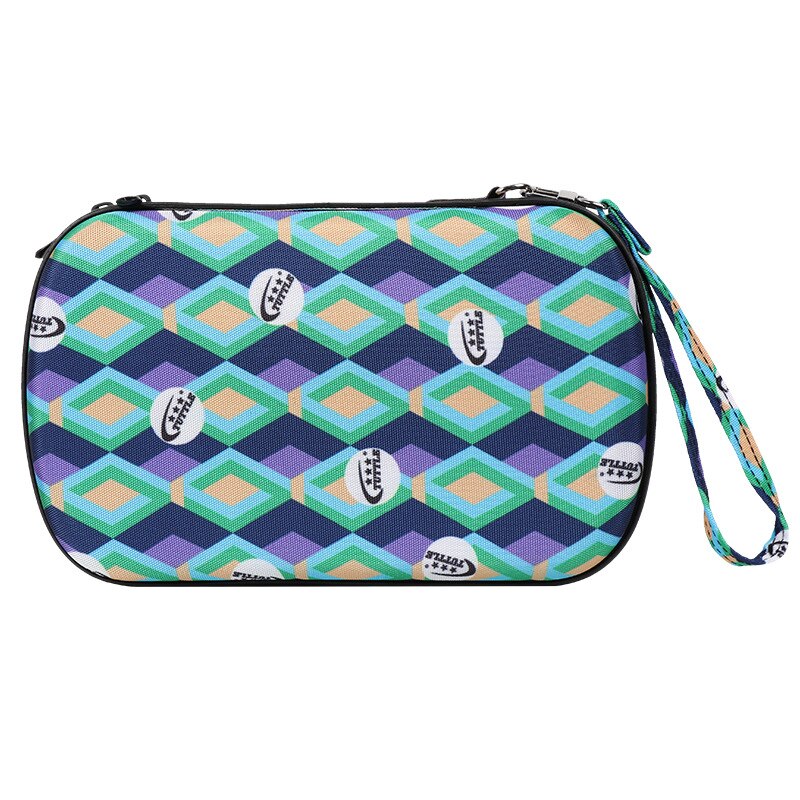 TUTTLE Color Table Tennis Racket Bag Ping-Pong Bat Square Protective Case Handbag Table Tennis Racket Racket Cover: Light Blue ling xing ge