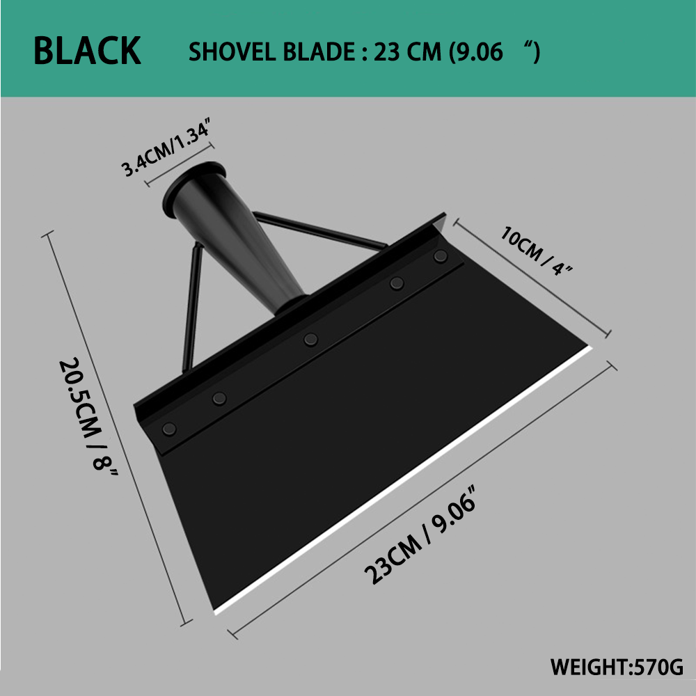 Garden Cleaning Spade Knife Made of Manganese Steel Ideal for Removing Weeds Moss Water Stains and Other Gardening Tasks: Dark Grey