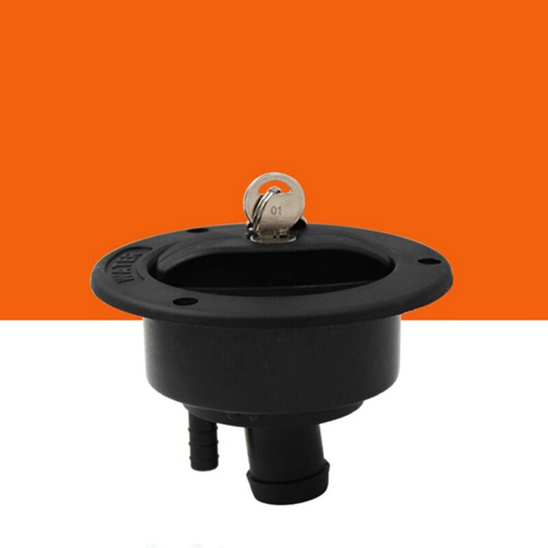 Car locking water inlet filler cap for rv motorhome caravan boat camper self build black