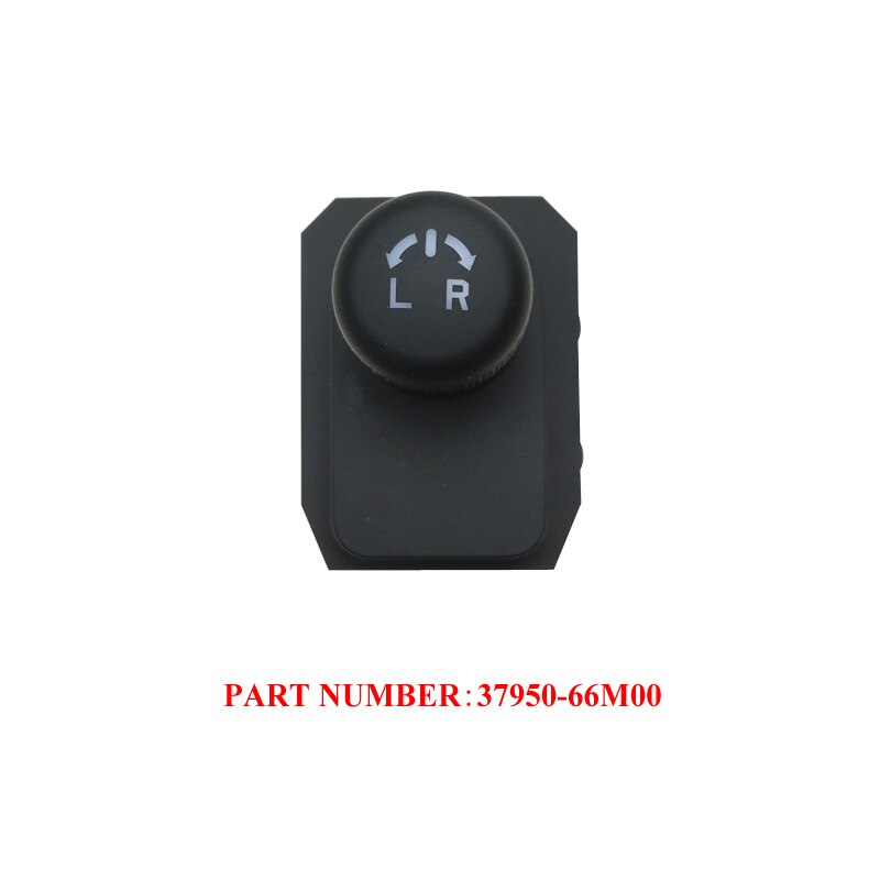 Car Rearview Mirror Folding Switch Lens Adjust Button For Suzuki Swift 2005 Vitara S-Cross Alivio 37950-66M10 37950-66M00: Without Folding