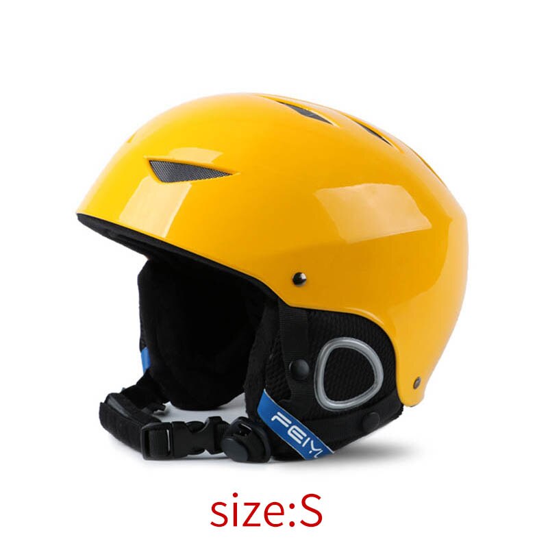 Skiën Helm Ultralight Pc + Eps Ce Kinderen Ski Helm Outdoor Sport Snowboard/Skateboard Helm: YELLOW / M