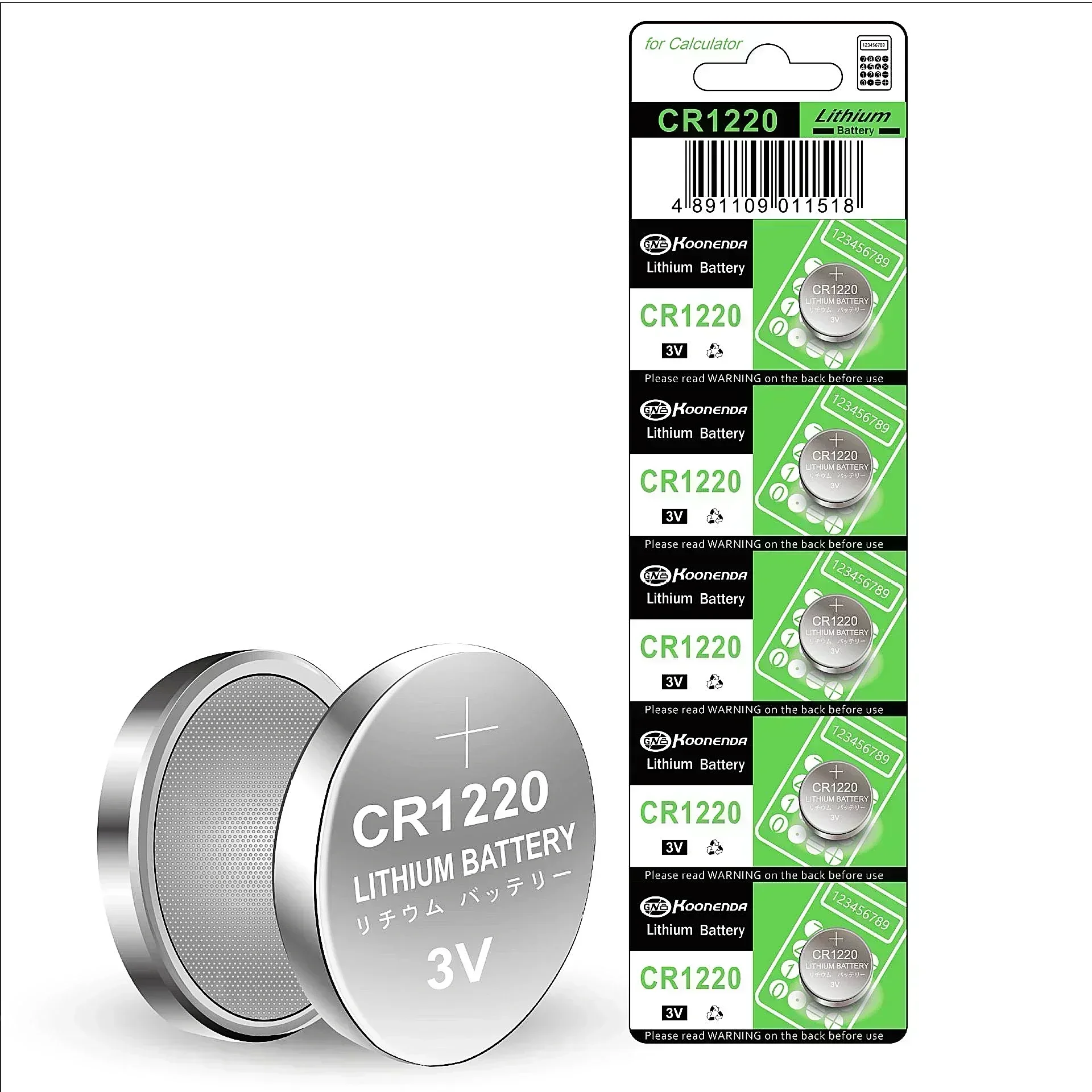 Large capacity 2-40Pcs CR1220 battery -3V lithium button battery for watches, healthcare equipment, calculators, etc