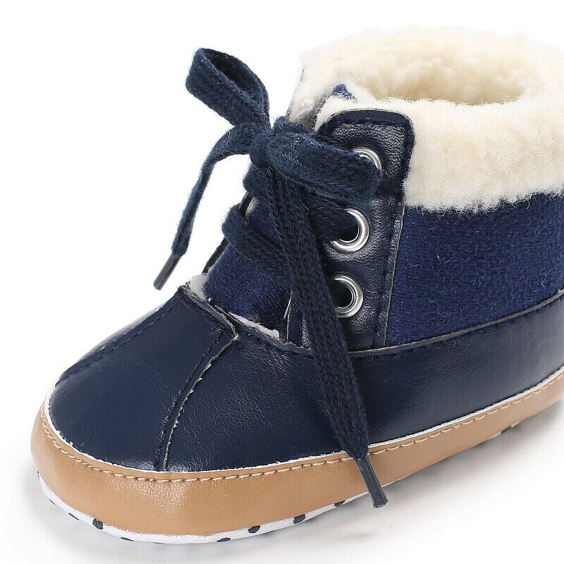 0-18Monate Winter Warme Schuhe Baby Junge Mädchen unisex Knöchel Schnee Stiefel Krippe Schuhe Anti-Unterhose