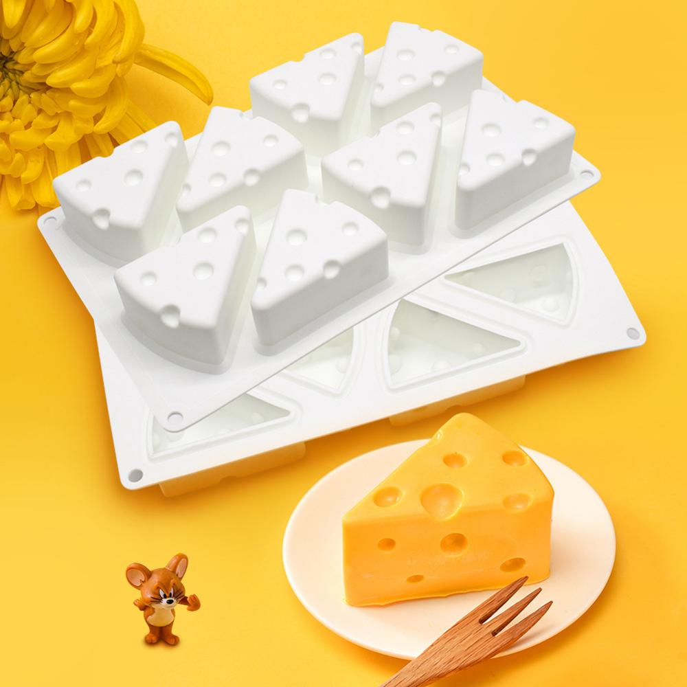Osteform silikonform mousse kakeformer sjokolade fondant dessert bakverk bakervarer dekorasjonsverktøy bakeware