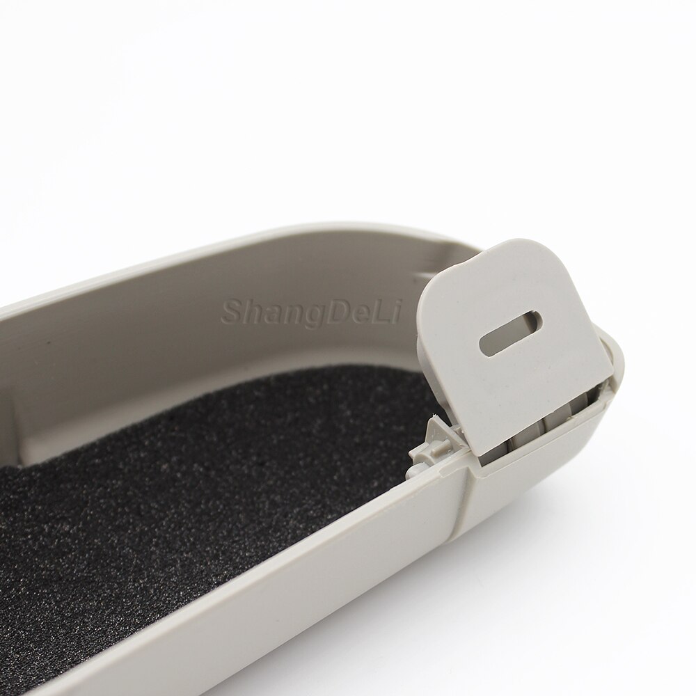 RUIYA Zonnebrilhouder voor Auto Compatibel met Volvo XC40, XC60, XC90, V90, S90, V60, S60, brillenetui voor auto, opbergbox, organizer, autobrillenhouder, zonnebril, brillenkoker, brilbox