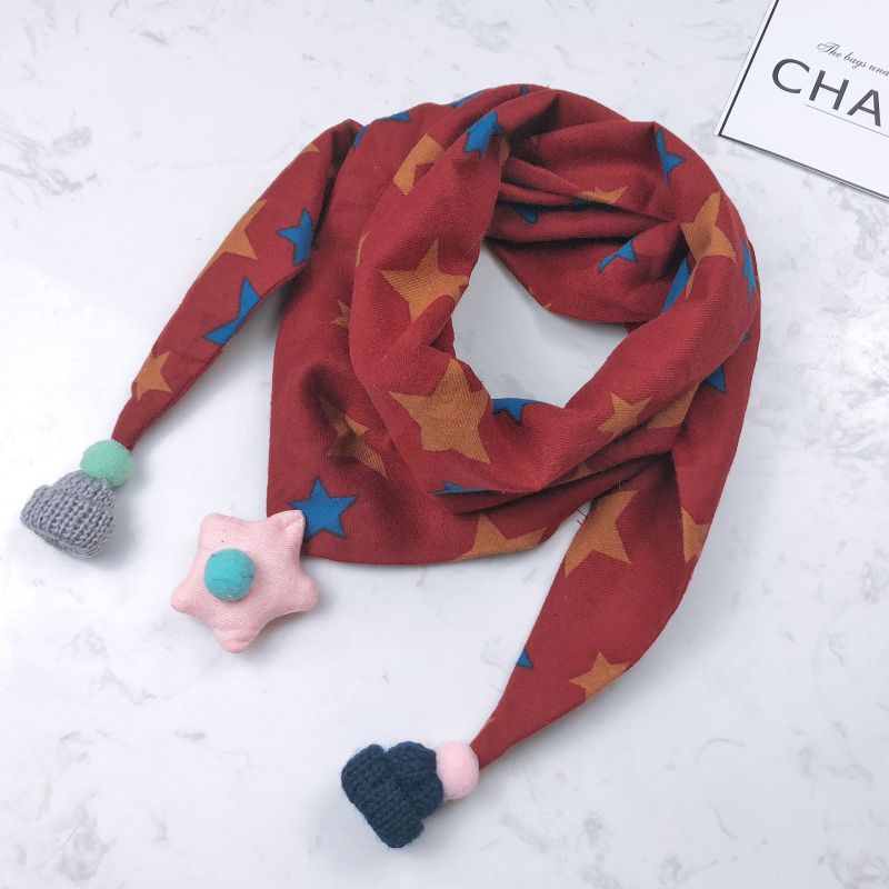 Mode Baby Sjaal Meisjes Driehoek Bib Sjaals Herfst Winter Jongens Sjaal Katoen Kinderen Halsbanden Warm Kids Halsdoek