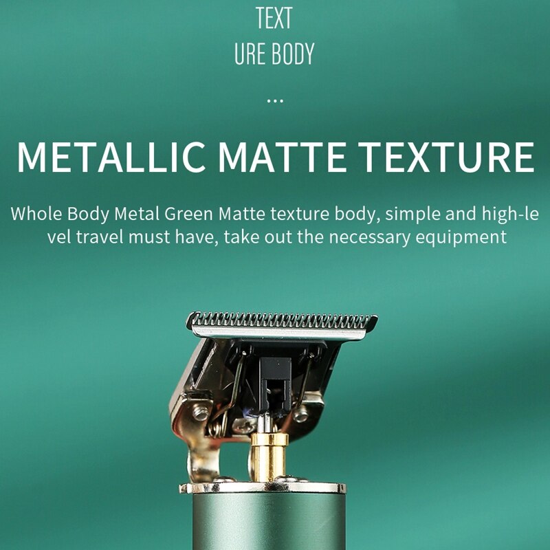 VGR V-186 Electric Hair Clipper Zero Blade Hair Trimmer For Pomade Hair Barber Hair Clippers Hair Carving Shaver