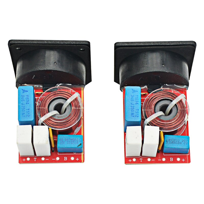 AIYIMA 2Pcs 2-Way Crossover Filters 2 Unit Hi-Fi Speaker Frequency Divider With box