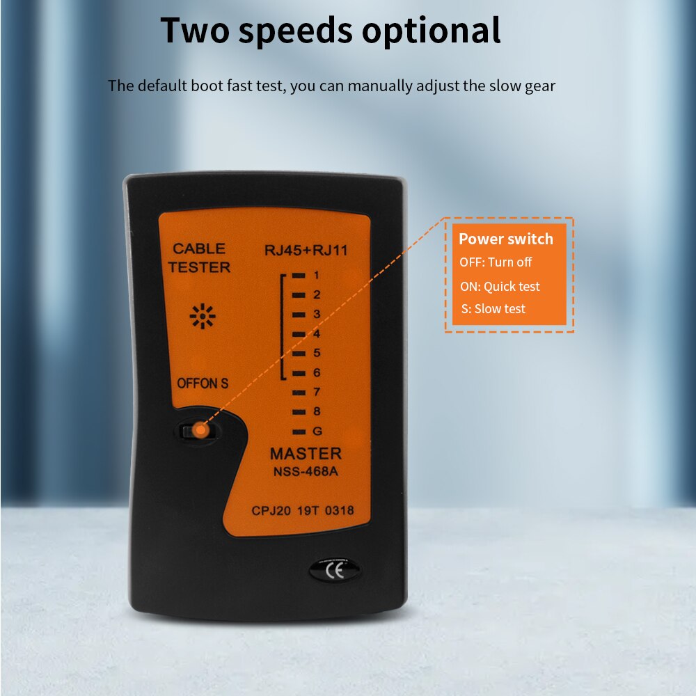 Tishric lan-tester nss -468a dual-interface  rj11 rj45 kabel-tracker leitungsfinder verkabelungs-netzwerkkabeltester netzwerkwerkzeuge