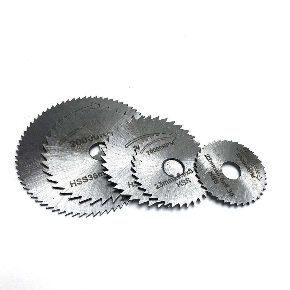 Mini Cirkelzaagblad Hss Snijden Disc Roterende Boren Tool Accessoires Voor Hout Kunststof En Aluminium