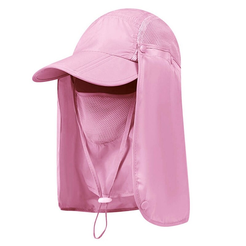 Utendørs sykling maske cap anti-uv vindtett sport visir caps sommer nakke uv beskyttelse casual baseball hatter kvinner menn balaclava: En