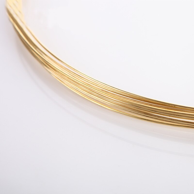H62 mässingstråd ledande gyllene kopparstång industriexperiment gör-det-själv-trådar material 0.3 0.4 0.5 0.8 1 2 3 4 mm 5 meter