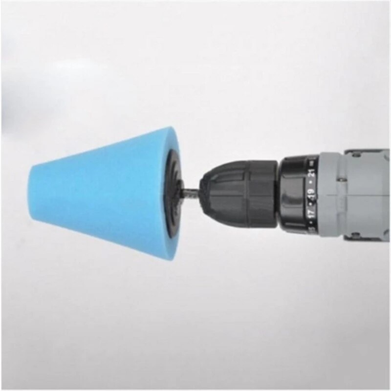 Auto hjul poler svamp används underhåll för elektrisk borr 4 tum polering kul polering kon bil nav polerings svamp