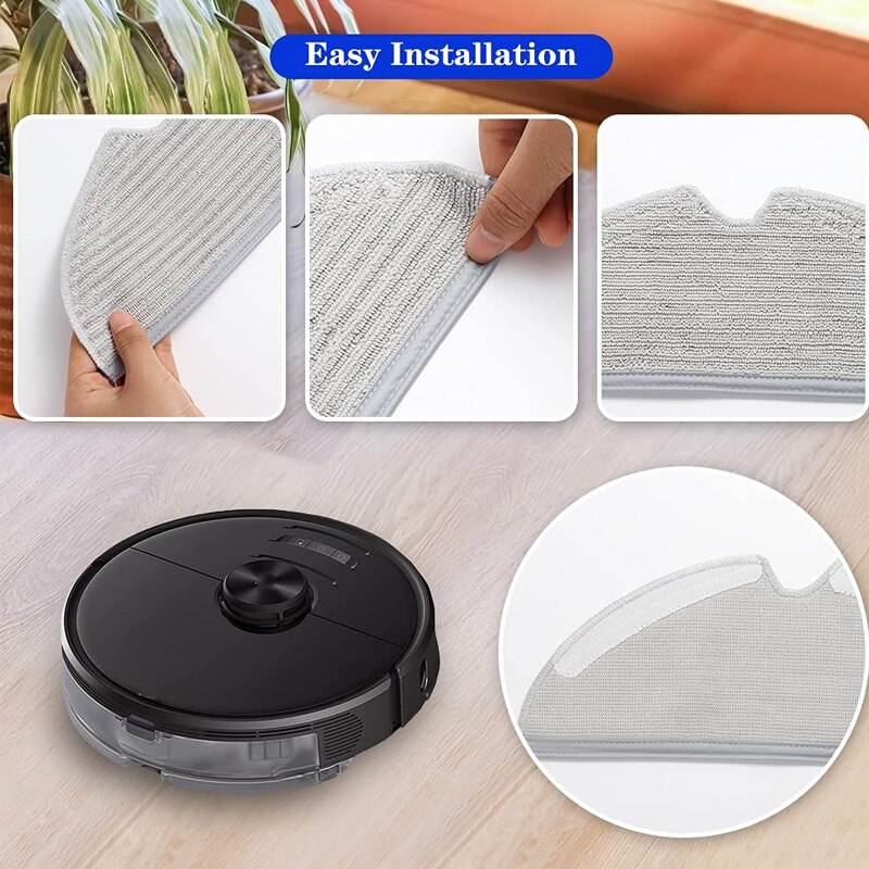 XiaoMi Roborock S5 Max S6 Pure S6 MaxV S5 S51 S50 S55 Xiaowa E25 E35, Robot nettoyeur de roues, Version améliorée,pièces et accessoires，mi robot aspirateur vadrouille essentiel，consommables robots xiaomi