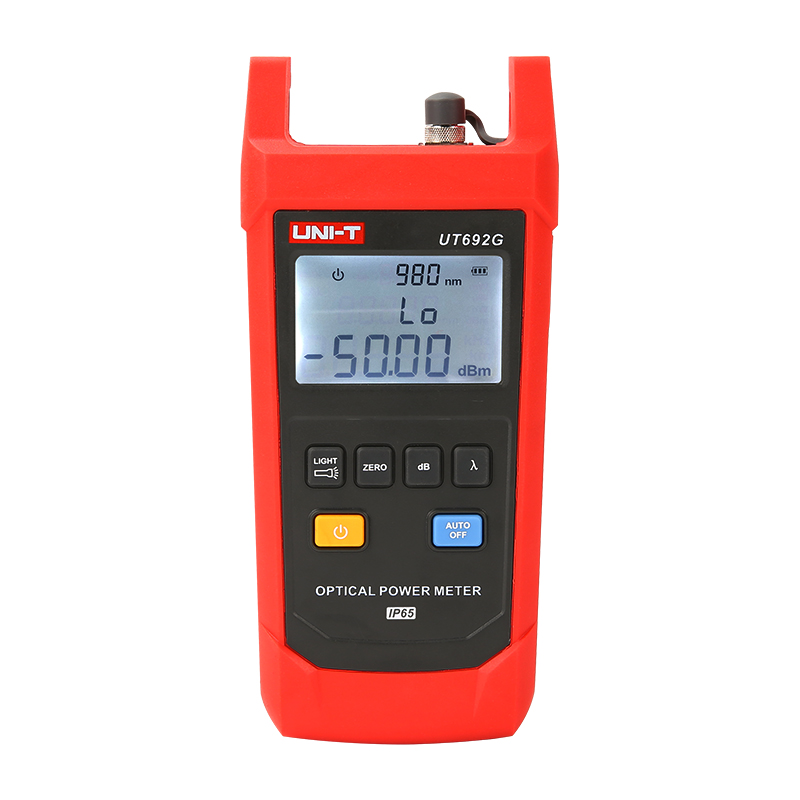 UNI-T Fiber Optic Tool Optical Power Meter Visual Fault Locator UT692 UT693 -70-10dBm -50-26dBm 10mW FC/SC/ST Connector: UT692G