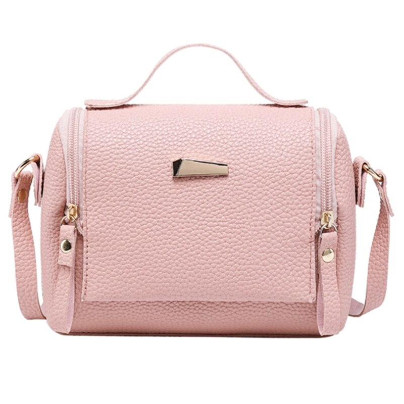 Dames Handtas Eenvoudige En Dames Vrouwelijke Mode Schoudertas Messenger Bag Handtas Messenger Bag Roze: Default Title