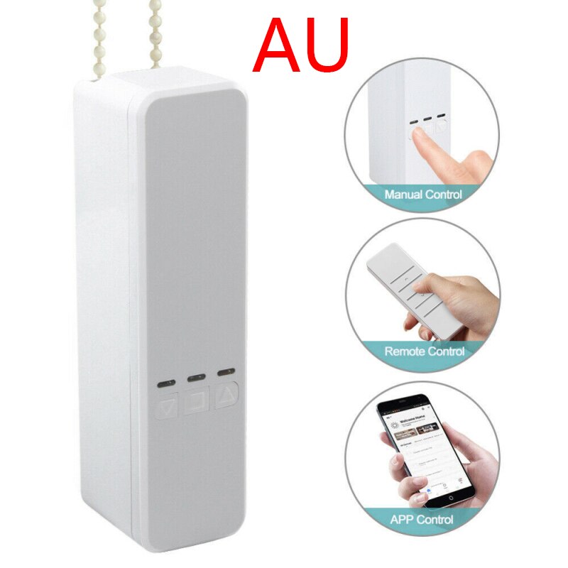 Smart Motorized Chain Roller Blinds Automation Kit Remote Control Control Via Tuya/Alexa/Google/Wifi/Smart Life Shutter Motor: AU