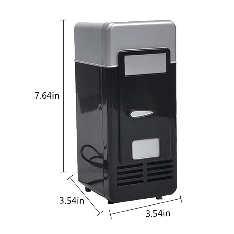 Refrigerador para coche de 5V, Mini congelador portátil multifuncional USB de doble uso, refrigerador eléctrico para coche, Picnic en casa