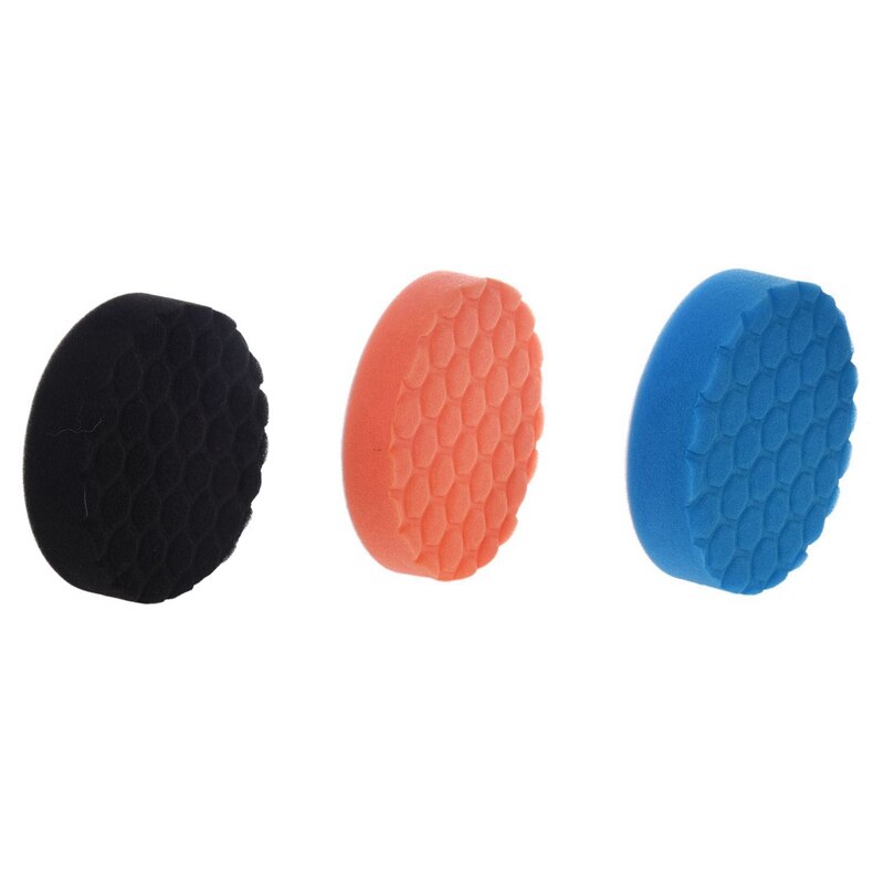 6x Hex-Logic Buff Buffering Polishing Pad Kit For Auto Car Polisher 5 Inch & 6 Inch