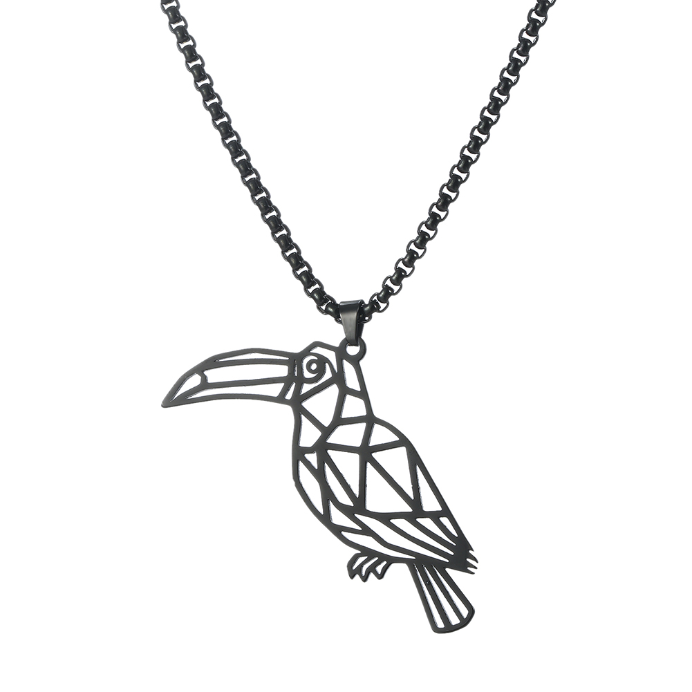 Skyrim ours loup tigre léopard chien Lion Animal pendentif collier en acier inoxydable boîte de déclaration chaîne mâle hommes colliers bijoux