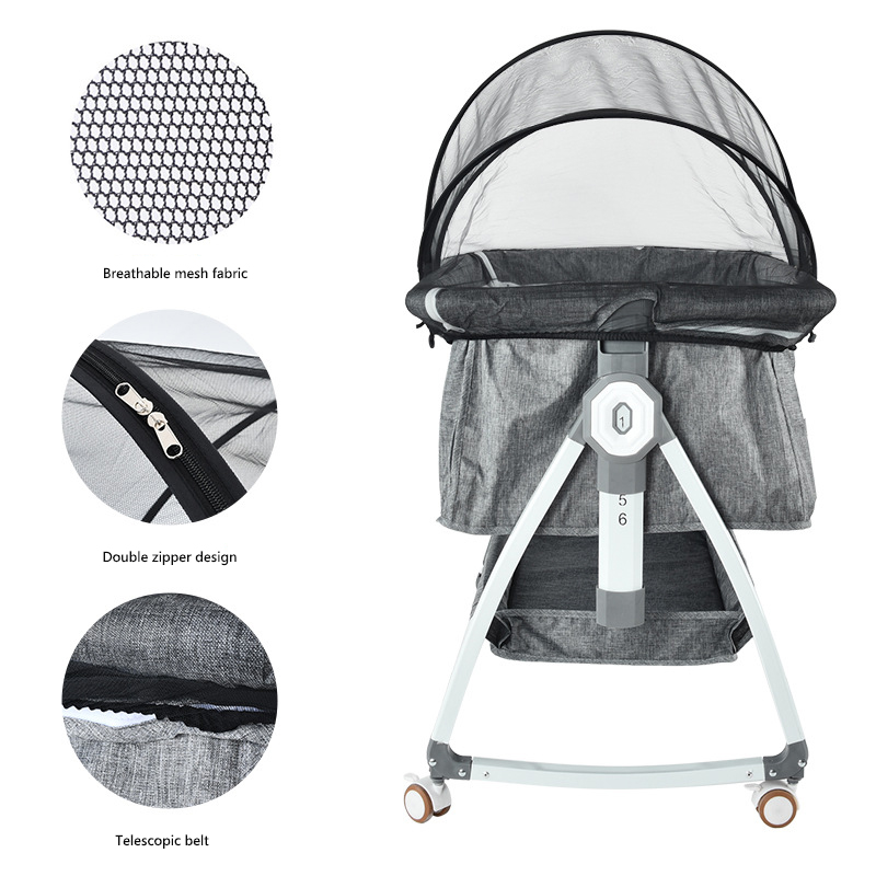 Universal Bassinet Mosquito Net Cover for Baby Car Seats Breathable Infant Stroller Insect Mesh Net for Night Walking Camping