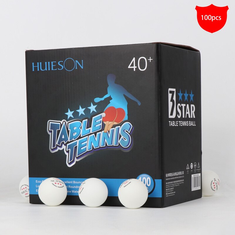 100pcs/box 3-Star X40+ ABS 2.8g Table Tennis Ping pong Balls White Orange Amateur Advanced Training Team Ball: white 100pcs