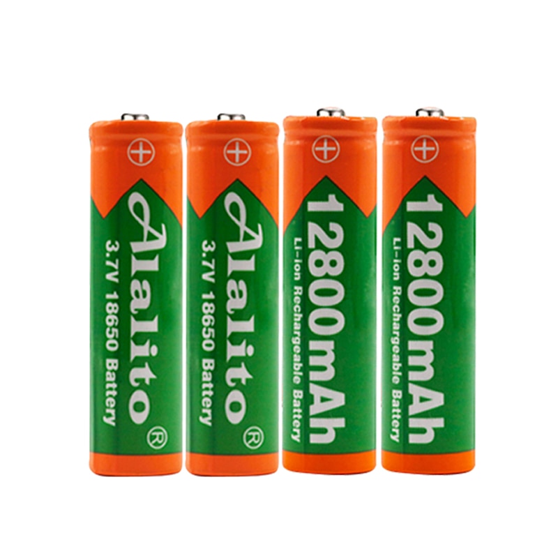 Original 3.7V 18650 Battery 12800mah lithium batteria rechargeable lithium battery for flashlight Torch AccumulatorCell