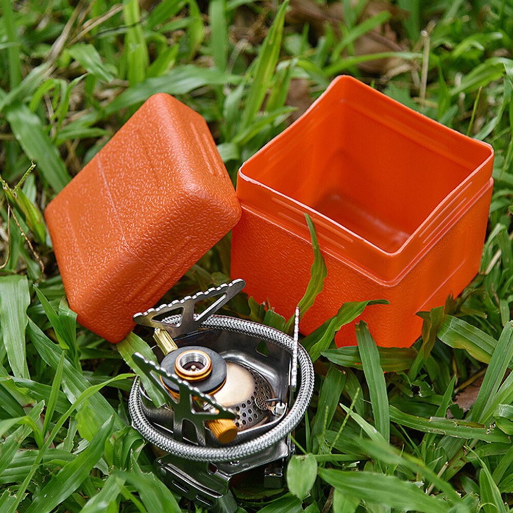 Camping Windbreak Burner Outdoor Portable Gas Stove Pot Grill Folding Burner Electronic Ignition Cooker Outdoor Cooking Camp