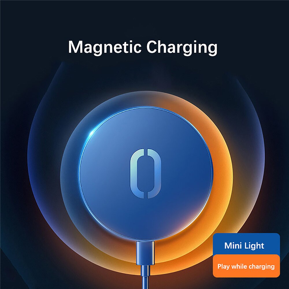 15w draadloze telefoonopladers voor de iphone 12- serie, magnetische snellaadstandaard voor de iphone 12 pro/pro max/mini-telefoon