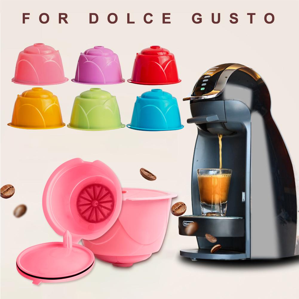 Plastic Herbruikbare Hervulbare Koffie Filter Capsule Cup Voor Dolce Gusto Machines