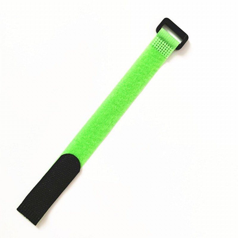 30cm 20cm Nylon Reverse Buckle Hook Loop Cable Fastener Ties Car Trunk Organizer Multi-color Velcroing Strap: Green 30cm